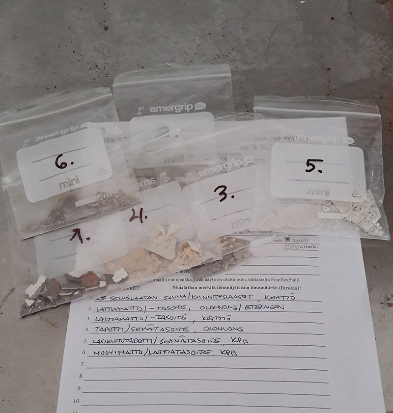 asbestikartoitus analyysi